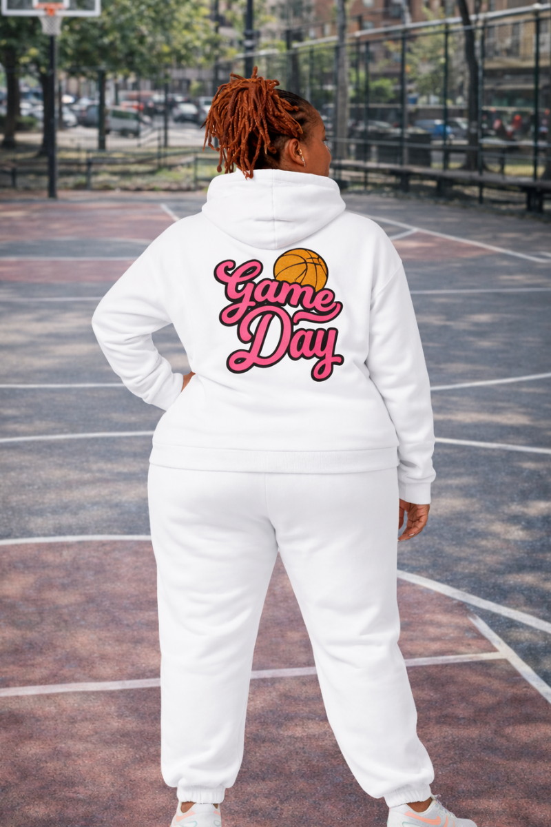 Girls Got Game Too™ Game Day Denim Jogger Set